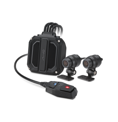 Mio | MiVue M820WD dual-lens motorcycle driving recorder | Receive five satellite GPS | Wi-Fi