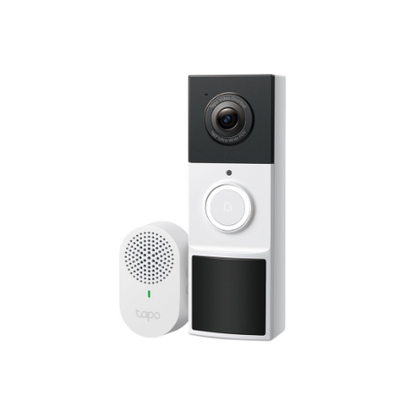 TP-LINK Video Doorbell Camera | Tapo D210 | 3 MP | 1.18mm/F1.8 | IP65 | H.264 | Micro SD, Max. 512