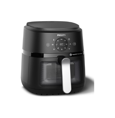 Philips Airfryer | NA221/00 2000 series | Power 1500 W | Capacity 4.2 L | Rapid Air technology | Black/Silver