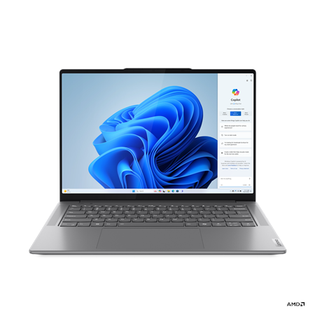 Lenovo Yoga Pro 7 14AHP9 | Luna Grey | 14.5 " | IPS | 2.5K | 2560 x 1600 pixels | Anti-glare | AMD Ryzen 7 | 8845HS | 16 GB | So