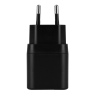 USB-C sieninis įkroviklis DELTACO, 1x USB-C PD, 20 W, juodas / USBC-AC151 / 1903150