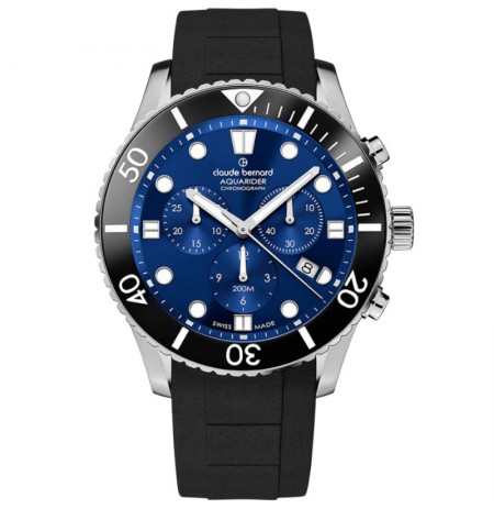 Claude Bernard Aquarider Chronograph 10252 3NBCA BUIB