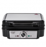 Adler Waffle Maker | AD 3083 | 1800 W | Number of pastry 4 | Belgium | Silver/Black