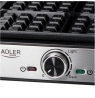 Adler Waffle Maker | AD 3083 | 1800 W | Number of pastry 4 | Belgium | Silver/Black