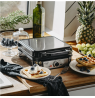Adler Waffle Maker | AD 3083 | 1800 W | Number of pastry 4 | Belgium | Silver/Black