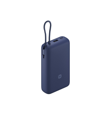Xiaomi 33W Power Bank (Integrated Cable) | 20000 mAh | USB-C/USB-C cable/USB-A | Blue