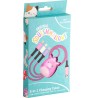 Squishmallows 3in1 charging cable (1.2M) Lola