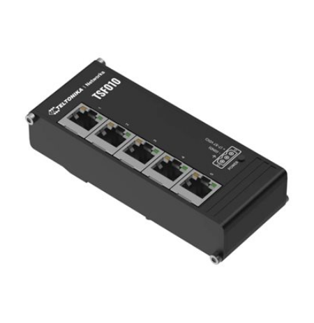Teltonika Industrial Switch | TSF010 | Unmanaged | DIN rail mountable | 10