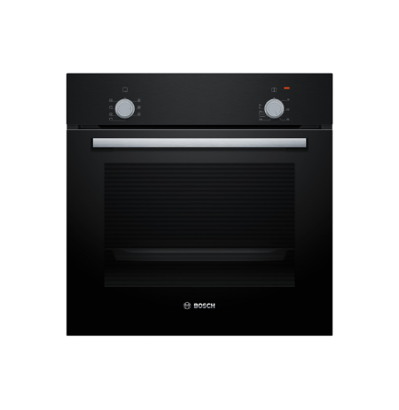 Bosch Oven | HBF010BA0 | 66 L | Electric | Manual | Knobs | Height 59.5 cm | Width 59.4 cm | Black