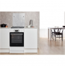 Whirlpool Cooker | WS5G8CHW/E/1 | Hob type Gas | Oven type Electric | White | Width 50 cm | LED | Depth 60 cm | 60 L