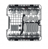 Whirlpool Dishwasher | W0I D751A X | Built-in | Width 59.8 cm | Number of place settings 14 | Number of programs 11 | Energy eff