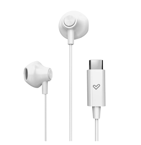 Energy Sistem Wired Earphones | EasyPods Type C | Built-in microphone | USB-C | Snow