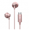 Energy Sistem Wired Earphones | EasyPods Type C | Built-in microphone | USB-C | Rose Gold