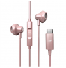 Energy Sistem Wired Earphones | EasyPods Type C | Built-in microphone | USB-C | Rose Gold