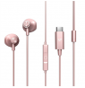 Energy Sistem Wired Earphones | EasyPods Type C | Built-in microphone | USB-C | Rose Gold