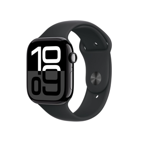 Apple Watch Series 10 | Smart watch | GPS (satellite) | Always-On Retina display | 46mm | Waterproof | Jet Black