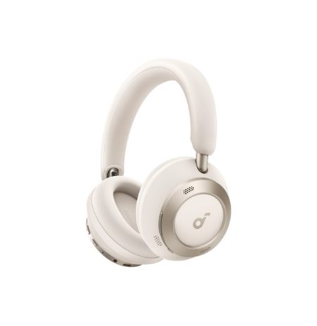 Anker Soundcore | Foldable Headphones | Space One Pro | Bluetooth | Over-ear | Microphone | Wireless | Cream White