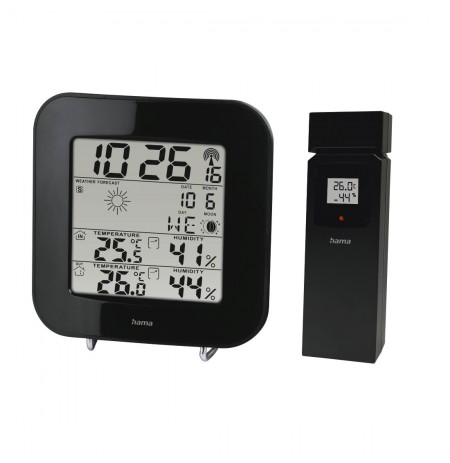 Hama 00186310 Weather station EWS-200 Black