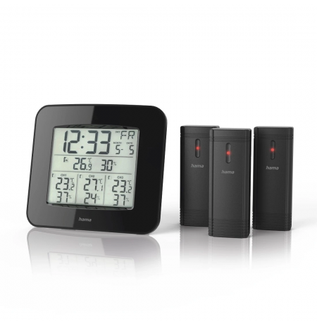 Hama 00186311 Weather station EWS-Trio Black