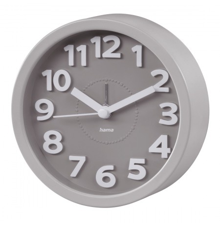Hama 00186324 Retro Alarm Clock Grey