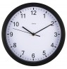 Hama 00186338 Wall clock Pure 25cm Quiet Black