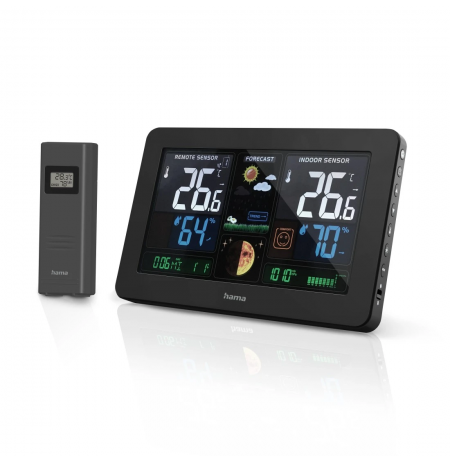 Hama 00186380 Weather station Premium Black