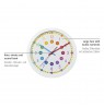 Hama 00186395 Easy Learning Wall clock