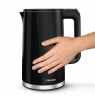 Tristar Double Walled Kettle | WK-3407 | Electric | 2200 W | 1.7 L | Plastic | 360° rotational base | Black
