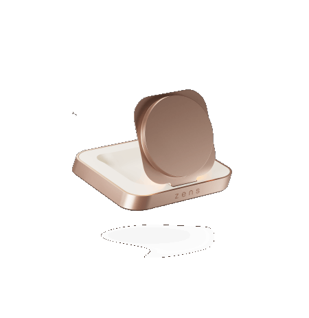 ZENS MAGNETIC NIGHTSTAND CHARGER COPPER