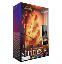 Twinkly Candies 200 Candle-shaped RGB LEDs, USB-C|Green Wire