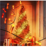 Twinkly Candies 200 Candle-shaped RGB LEDs, USB-C|Green Wire