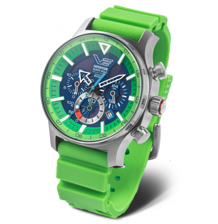 Vostok Europe Expedition Polar Sunrise VR42-595A733SilGREEN