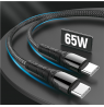 ColorWay Cable Type-C - Type-C (PD Fast Charging 65W) 3.0А, 1m | CW-CBPDCC040-GR