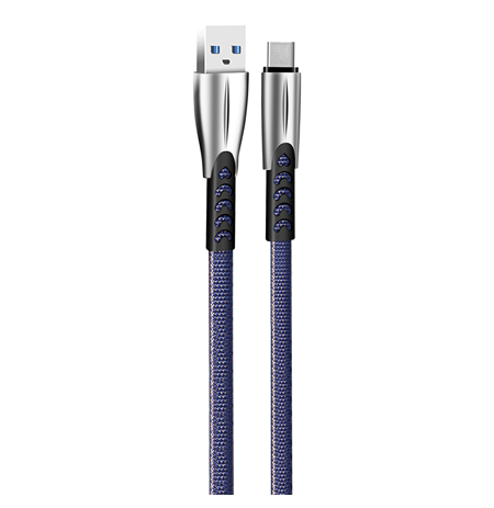 ColorWay Cable USB Type-C (Zinc Aalloy) 2.4А, 1m | CW-CBUC012-BL