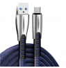 ColorWay Cable USB Type-C (Zinc Aalloy) 2.4А, 1m | CW-CBUC012-BL