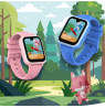 Išmanusis laikrodis su lietuvišku meniu Garett Kids Vibe 4G Blue