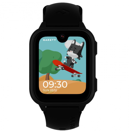 Išmanusis laikrodis su lietuvišku meniu Garett Kids Vibe 4G Black