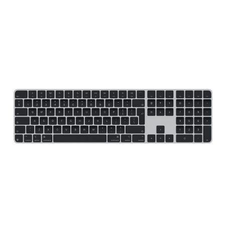 Apple Magic Keyboard with Touch ID and Numeric Keypad for Mac models with Apple silicon - International English - Black Keys | A