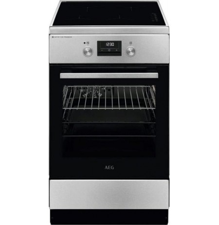 50 cm pločio indukcinė viryklė AEG CIB56491BM