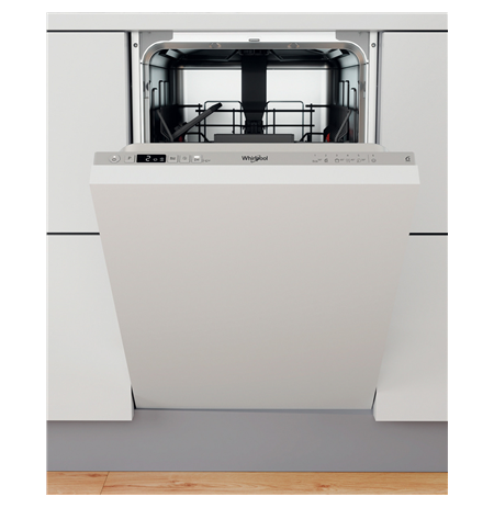 Whirlpool Dishwasher | WSIC 3M27 | Built-in | Width 44.8 cm | Number of place settings 10 | Number of programs 6 | Energy effici