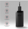 AXAGON GaN wallcharger 3x port (USB-A + 2x USB-C), 65W | ACU-DPQ65