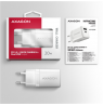 AXAGON Wallcharger 2x port (USB-A + USB-C), 20W | ACU-PQ20W
