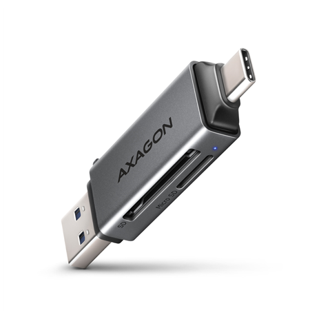 AXAGON Mobile USB 3.2 Gen 1 MINI card reader with USB-C and USB-A connectors | CRE-DAC
