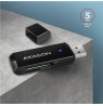 AXAGON Slim super-speed USB 3.2 Gen 1 card reader with a direct USB-A connector | CRE-S2N