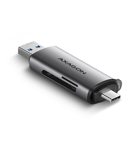 AXAGON Mobile USB 3.2 Gen 1card reader with USB-C and USB-A connectors | CRE-SAC