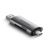 AXAGON Mobile USB 3.2 Gen 1card reader with USB-C and USB-A connectors | CRE-SAC