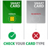 AXAGON Foldable pocket USB-A contact Smart/ID card reader | CRE-SMPA