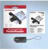 AXAGON Foldable pocket USB-C contact Smart/ID card reader | CRE-SMPC