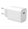 USB-C GaN įkroviklis DELTACO, 67 W, GaN, 1x USB-C, PPS, baltas / USBC-GAN05 / 1902901
