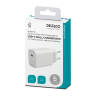 USB-C GaN įkroviklis DELTACO, 67 W, GaN, 1x USB-C, PPS, baltas / USBC-GAN05 / 1902901